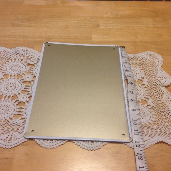 Sarcastic Humor Distressed look metal wall art - Picture 2 of 4